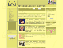 Tablet Screenshot of gyn.cz